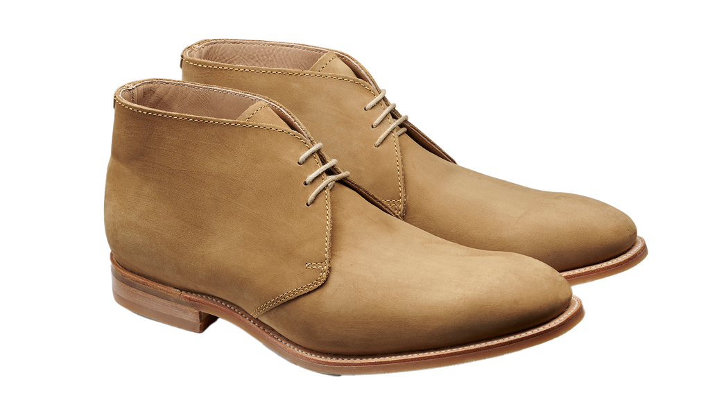 靴 Berwick 6 1/2 Burwick - Tan Nubuck | Barker Shoes USA