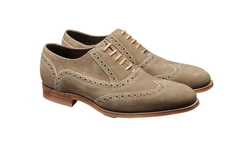 Grant - Taupe Suede | Barker Shoes USA display picture 2