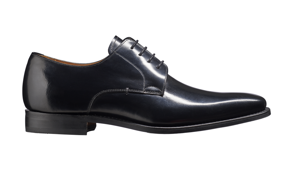 Lyle - Black Hi-Shine | Barker Shoes USA