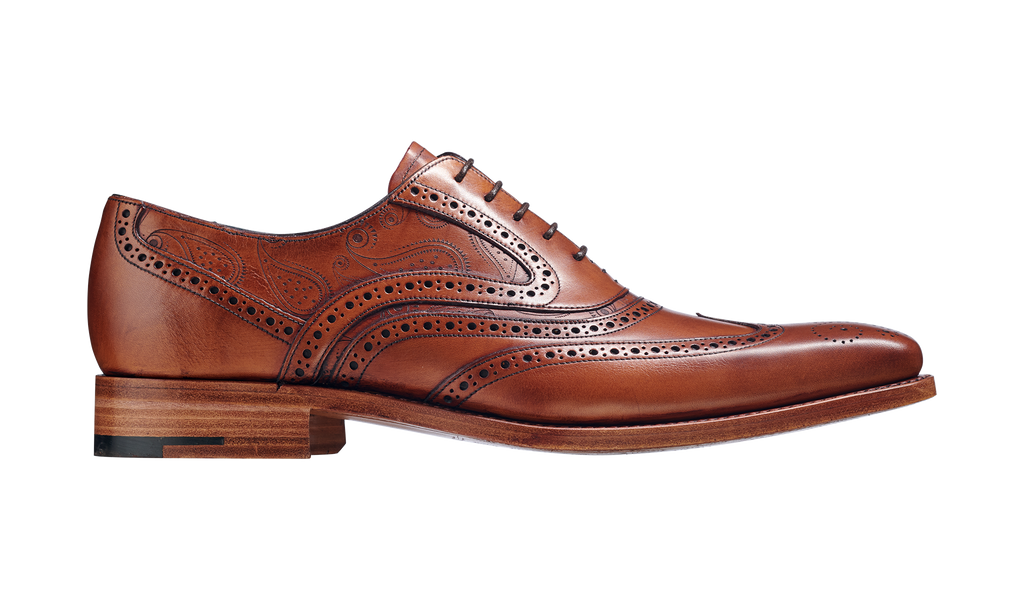 McClean - Antique Rosewood Paisley | Mens Oxford Brogue| | Barker McClean - Antique Rosewood Paisley | Mens Oxford Brogue| | Barker