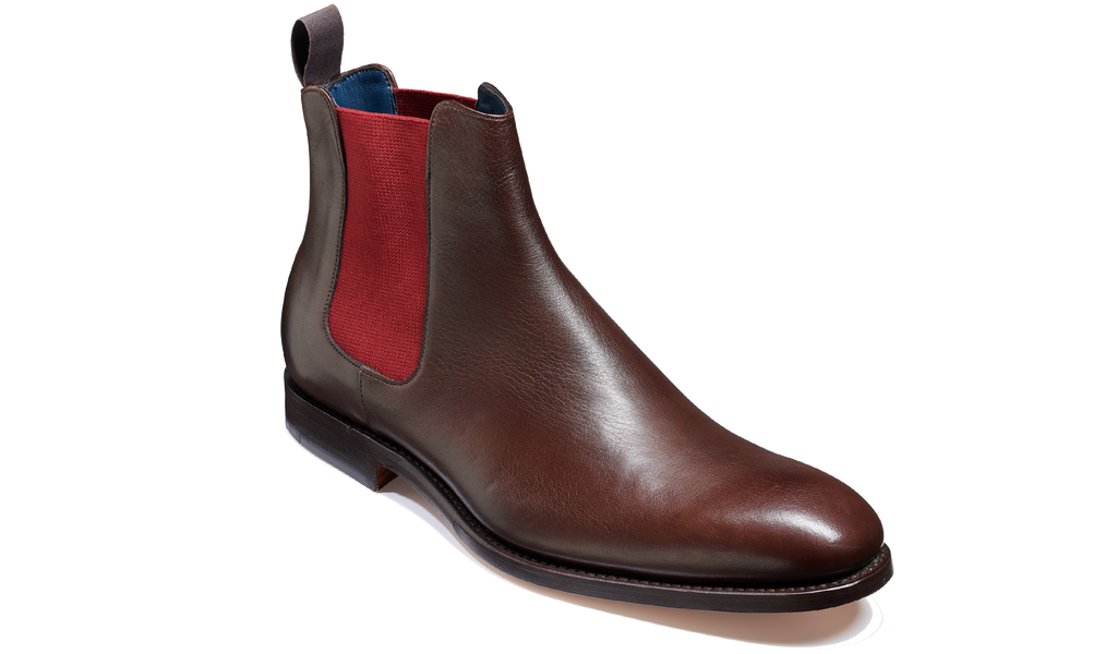 Dark burgundy top boots