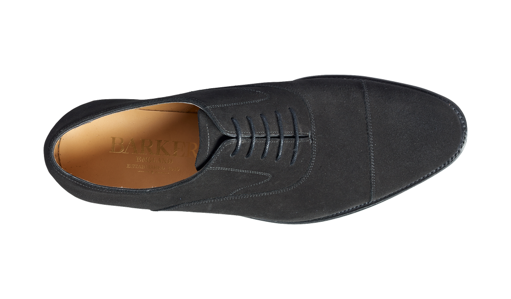 Falsgrave - Black Suede Oxford | Barker Shoes | Barker Shoes USA Falsgrave - Black Suede Oxford | Barker Shoes | Barker Shoes USA