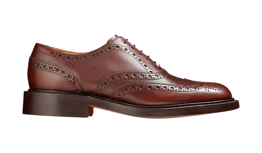 Charles - Brown Fine Grain Hand Stitched Brogue