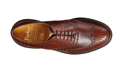 Charles - Brown Fine Grain Hand Stitched Brogue