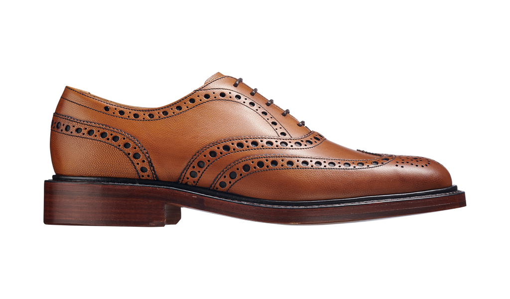 バーガーBarker Oxford Brogue 濃茶スエード 7.5 バーガーBarker Oxford Brogue 濃茶スエード 7.5
