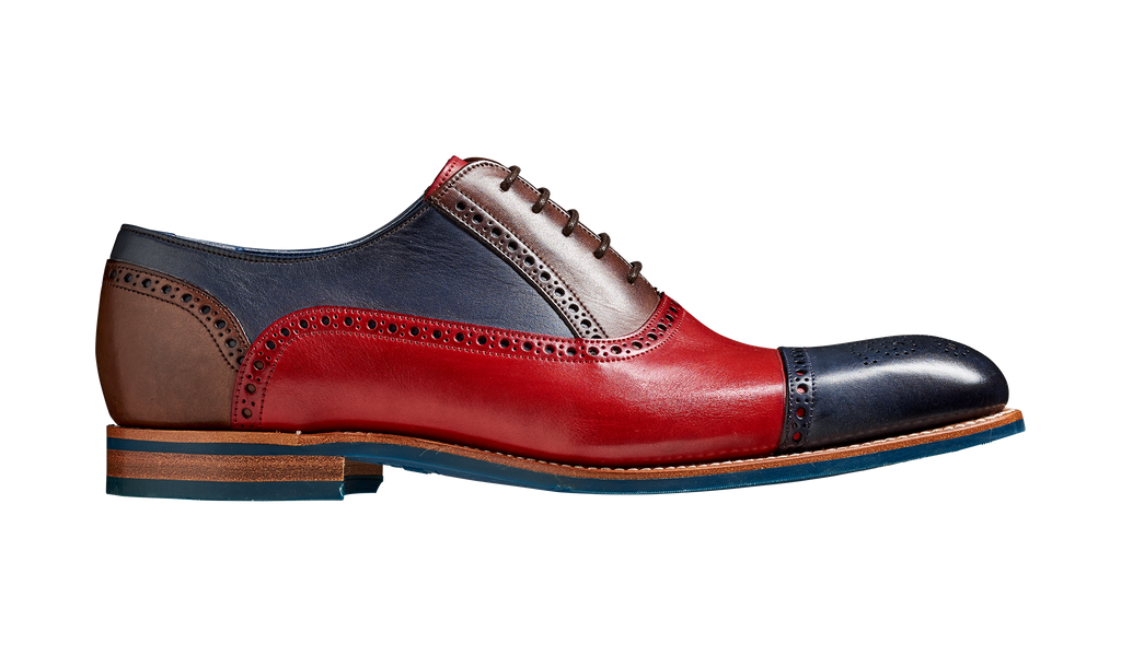 Men\'s Navy and Red Oxfords Paul Parkman Men main image 4