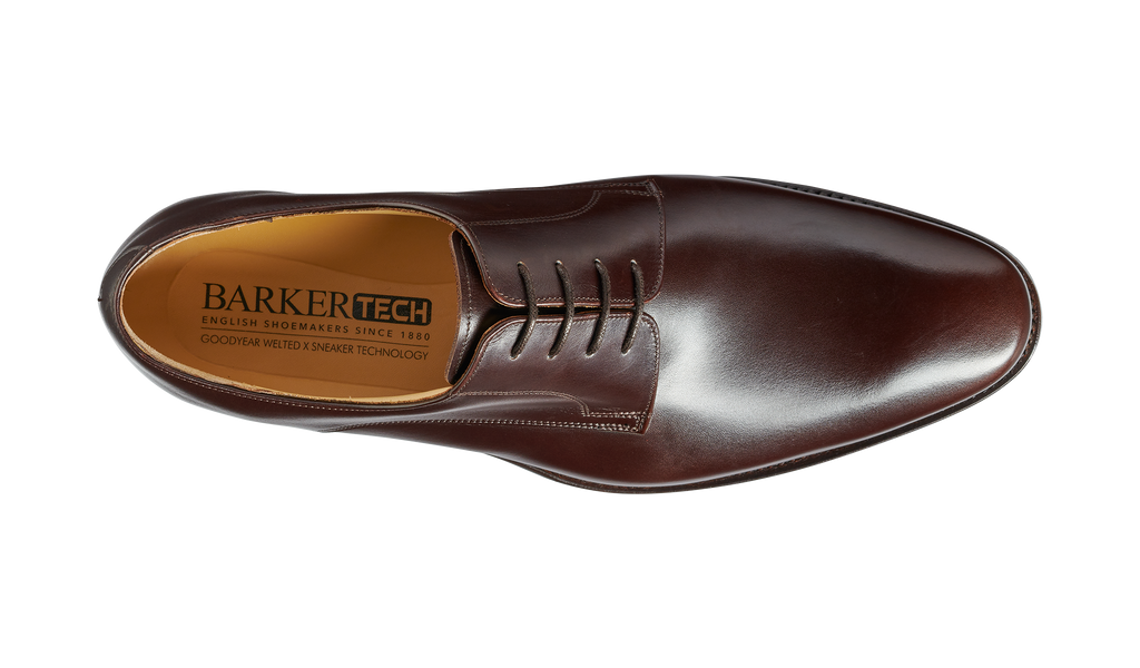 Ellon - Calf Leather Mens Derby Shoe Dark Walnut 6.5 Ellon - Calf Leather Mens Derby Shoe Dark Walnut 6.5