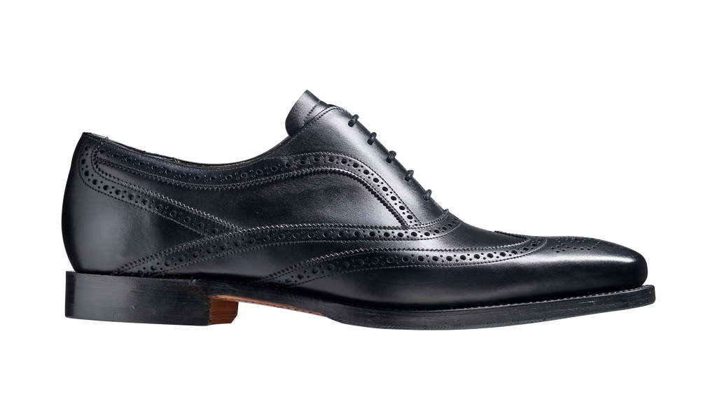 Turing - Black Calf Hand Stitched | Mens Oxford Brogue| | Barker