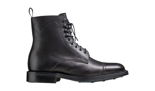 Donegal - Black Grain - Mens Top-cap Boot