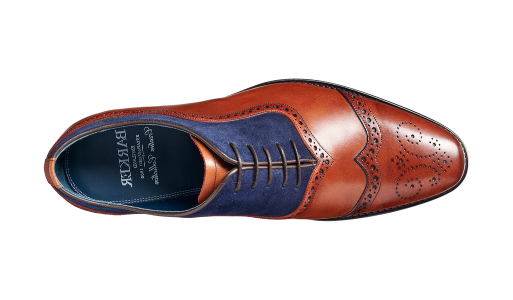 brown and blue dress shoes Nicholas - Antique Rosewood / Navy Suede Brogue Shoe When you make a Dress style:No Choker Formal Short Long Sleeve Product type: