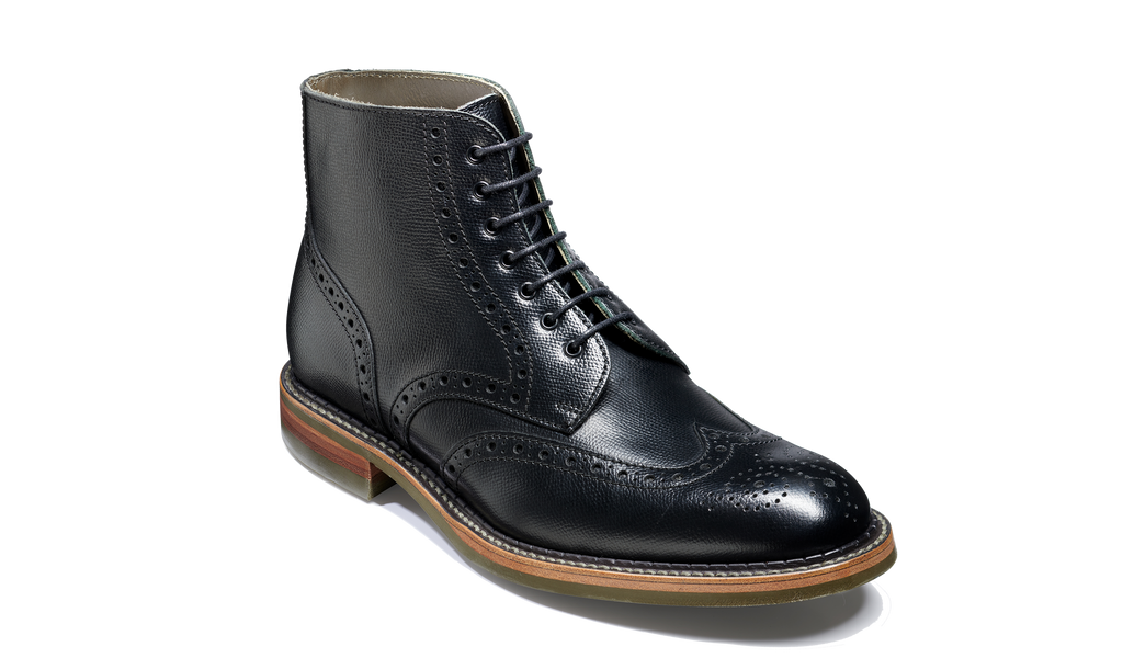 Knights - Black Alpine Grain | Barker Shoes USA Knights - Black Alpine Grain | Barker Shoes USA