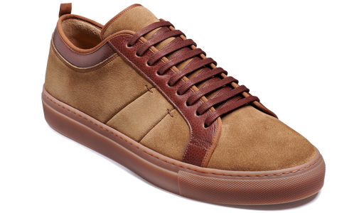 Greg - Tan Suede / Brown Grain