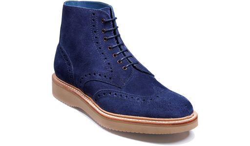 Terry - Navy Suede