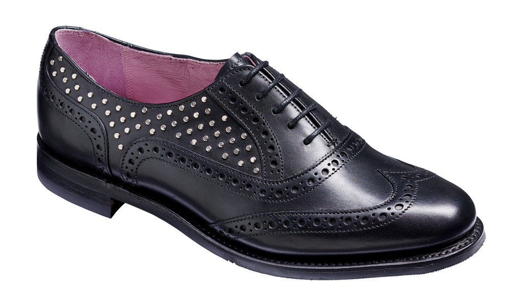 Women's 2025 black brogues
