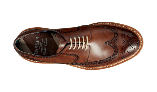 Bailey - Ebony Hand Painted - Derby Shoe Men