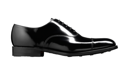 Cheltenham - Black Hi-Shine - Oxford Shoe Mens