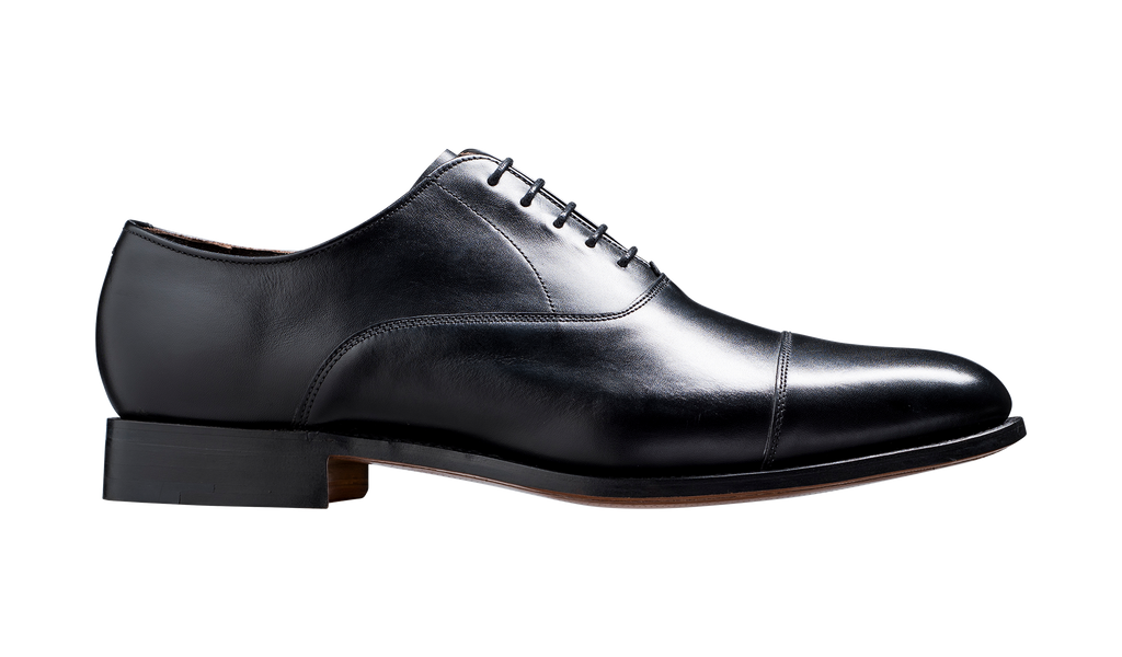 Duxford - Black Calf - Toe Cap Oxford | Mens Oxford