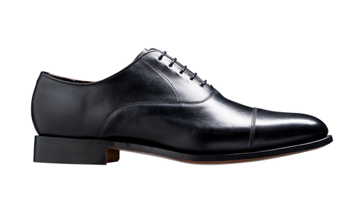 Duxford - Black Calf - Toe Cap Oxford Shoe