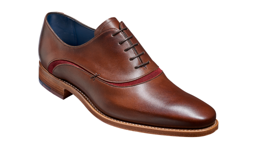 Emerson - Walnut Burgundy Suede Oxford Shoe