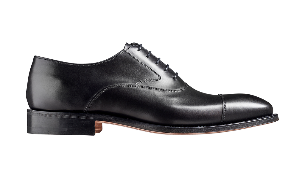 HY 【新品未使用】Barker Falsgrave Fletton Falsgrave - Black Calf Oxford | Mens Brogue | | Barker Shoes USA