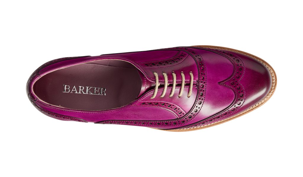 Fearne - Purple Hand Painted | Womens Brogue Fearne - Purple Hand Painted | Womens Brogue