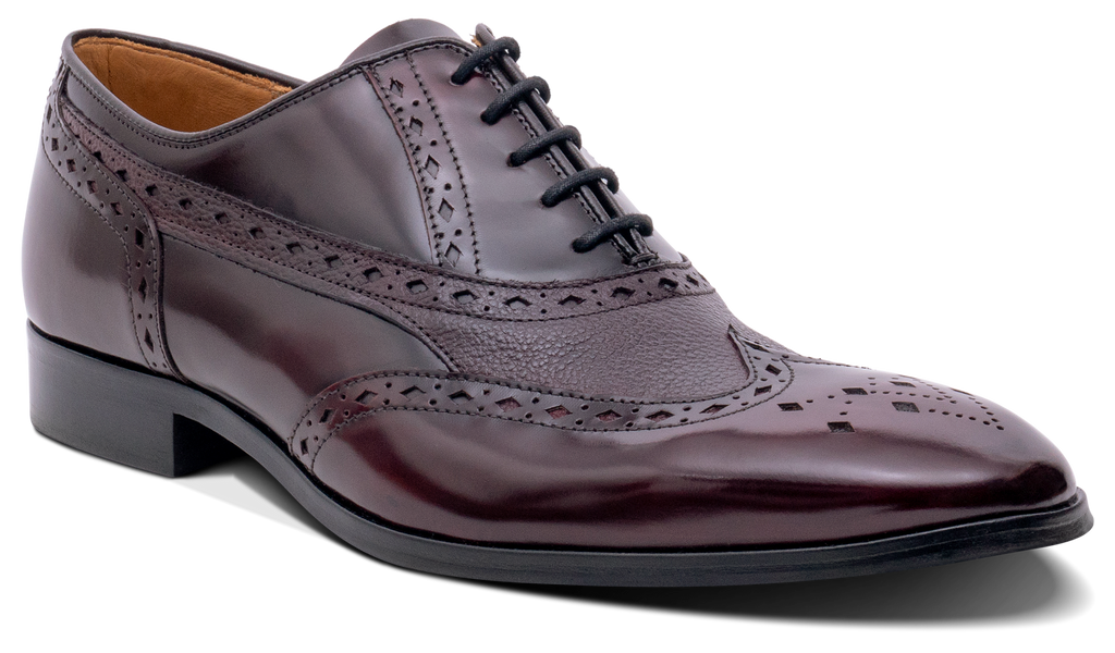 Bampton - Burgundy Hi-Shine/Grain | Barker Shoes USA