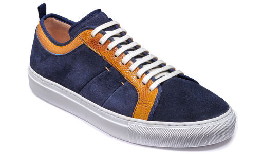 Greg - Navy Suede / Cedar Grain