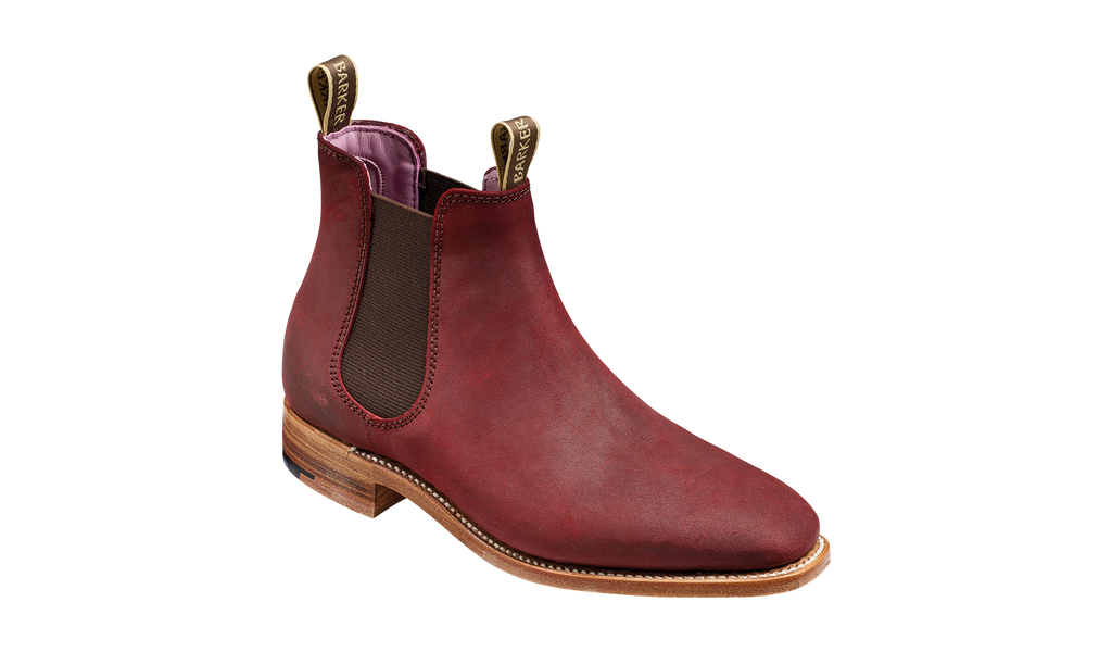 Plum chelsea boots sales