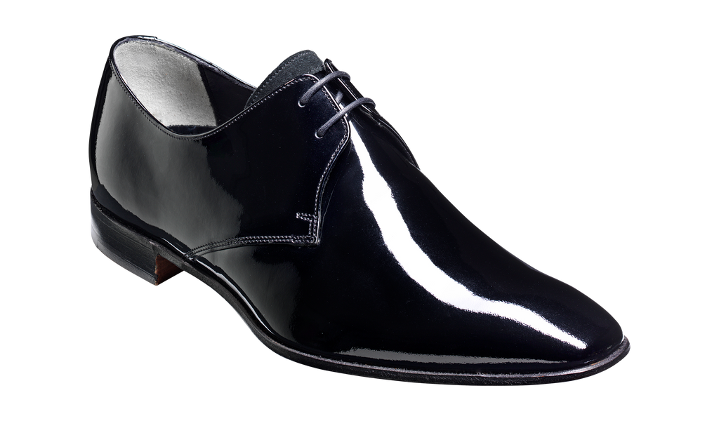 Goldington Black Patent Mens Derby Shoes Barker Shoes USA