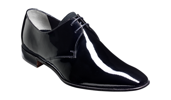 Goldington - Black Patent / Suede Black Derby Dress Shoe