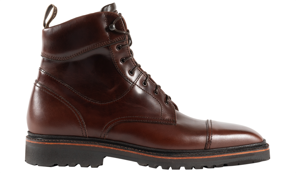 Hawes - Dark Brown Pull Up | Barker Shoes USA