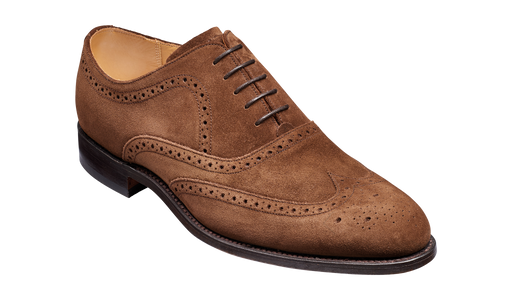 Hampstead - Castagnia Suede Oxford Brogue Shoe