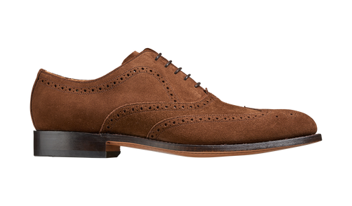 Hampstead - Castagnia Suede Oxford Brogue Shoe