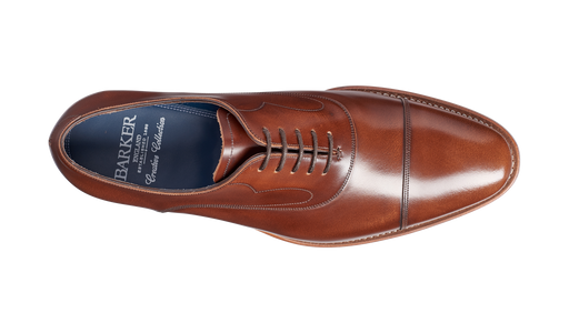 Hartley - Cedar Hi-Shine Oxford toe-cap Shoe
