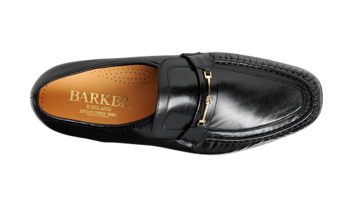 Laurie - Black Kid Loafer