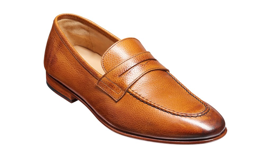 Ledley Cedar Grain Mens Loafer Barker Shoes USA - Main Image