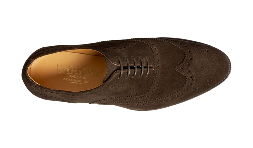 Malton - Burnt Oak Suede Brogue