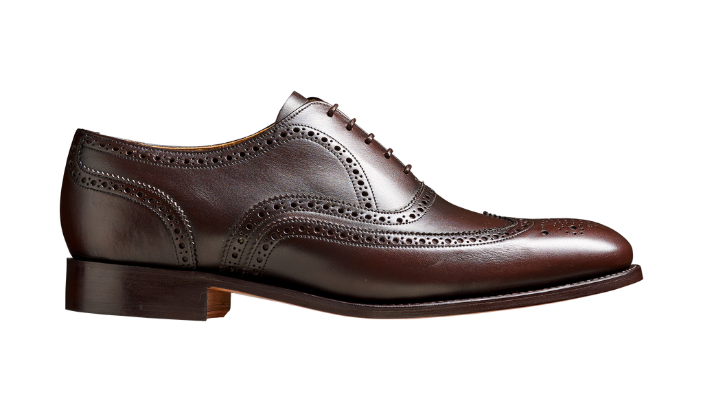 Malton - Espresso Calf | Mens Oxford Brogue| | Barker Shoes USA