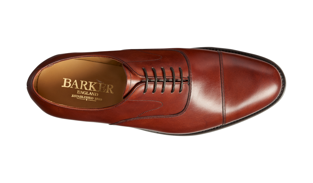Malvern - Rosewood Calf Oxford | Mens Oxford | | Barker Shoes USA