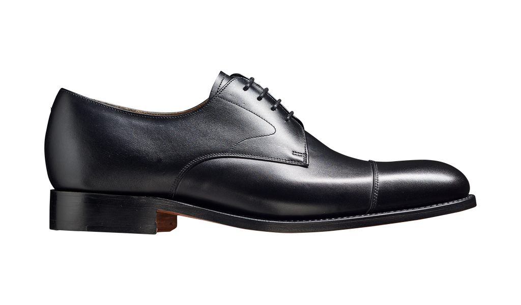 black dress shoes white soles Duke Dress Sneakers In Black With White Outsole