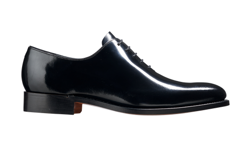 Nelson - Black Hi Shine Oxford Shoe