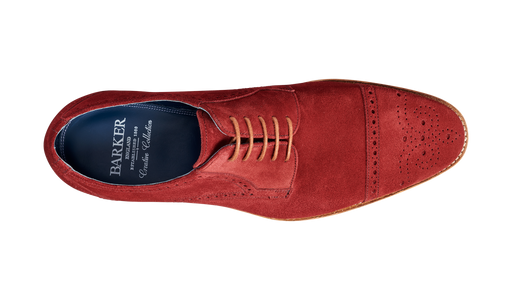Nixon - Burgundy Suede Brogue