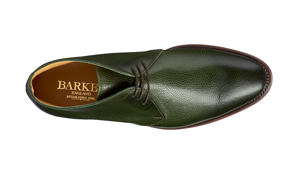 Orkney Green Grain Mens Chukka Boot Barker Shoes USA