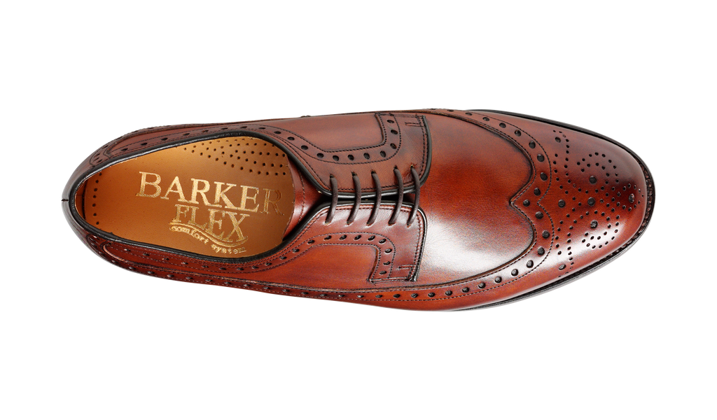 Portrush Walnut Calf Mens Derby Shoes Barker Shoes USA