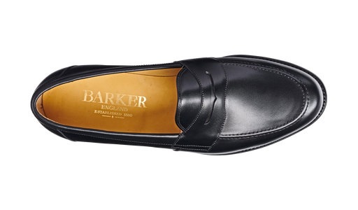 Portsmouth - Black Calf Penny Loafer
