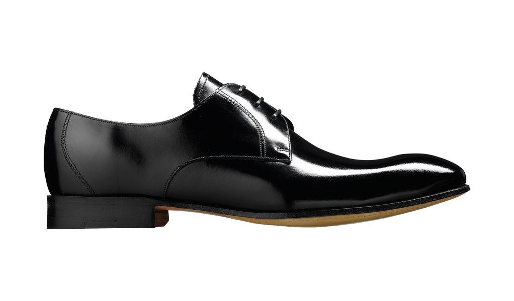 Rutherford - Black Hi-Shine | Mens Derby Shoes | | Barker Shoes USA