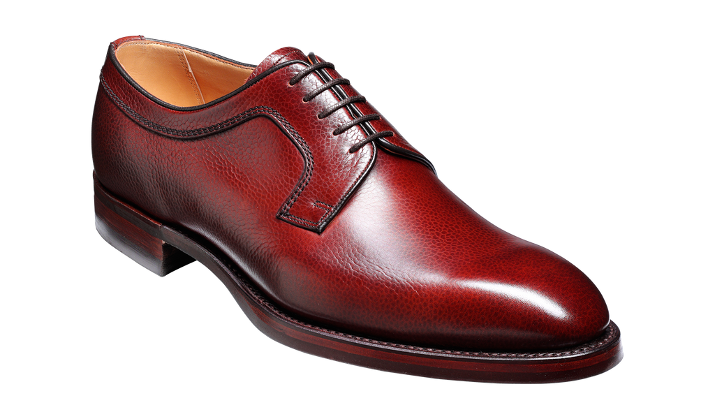 Skye Cherry Grain Mens Derby Shoes Barker Shoes USA