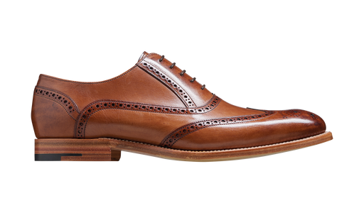 Valiant - Brown Hand Painted Brogue