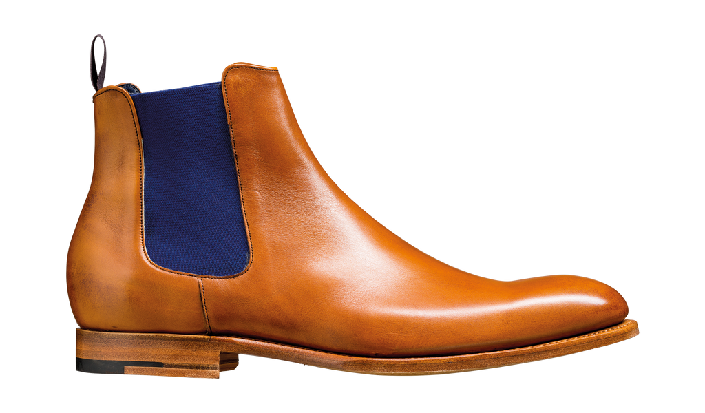 Blue leather 2025 chelsea boots