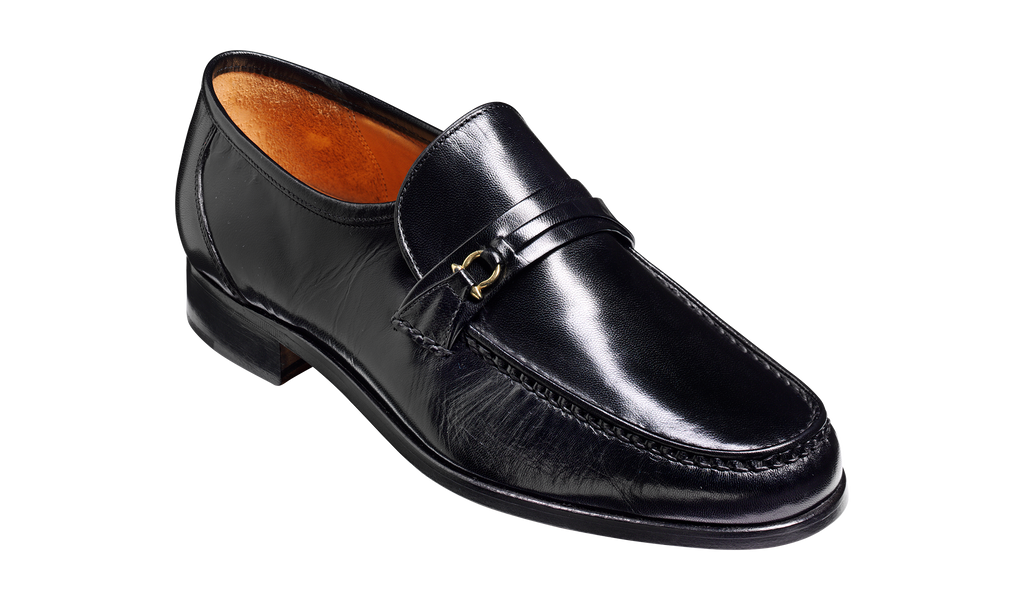 Wade - Black Kid | Mens Loafer | | Barker Shoes USA